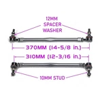 Gsp Godspeed Project Front Adjustable Sway Bar Links Set 310MM-370MM New. Fixed Price $60.00.