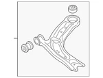 Genuine Audi Lower Control Arm 3Q0-407-151-S. Fixed Price $312.02.