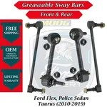 Moog Oem Front & Rear Greaseable Sway Bar Links 2010-2019 Ford Lifetime W.. Fixed Price $167.73.