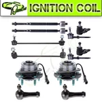 For Saturn Vue Equinox New Front Wheel Bearings & Hub+tie Rod End 12 Pieces. Fixed Price $122.06.