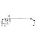 Genuine Mopar 2018-2024 Jeep Wrangler Stabilizer Bar Link Assembly 68445126AA. Fixed Price $63.45.