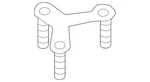 Genuine Audi Retainer Plate 8J0-407-175. Fixed Price $27.65.