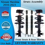 Monroe Oem Front Struts & Rear Shocks For 2016-2023 Nissan Maxima 9YR Warranty. Fixed Price $441.07.