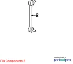 Dodge 08-23 Challenger Stabilizer Bar Link 4895482AC. Fixed Price $100.00.
