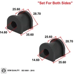Rear Stabilizer Bar Bushing For Mitsubishi Outlander 03-06 MR554028 Oe Quality. Fixed Price $72.90.