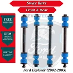New Oe Front & Rear Sway Bars 2002-2005 Ford Explorer Lifetime Warranty. Fixed Price $93.96.