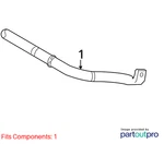 Volkswagen 2017 Touareg Suspension Stabiliser Bar 7L0411025E. Fixed Price $130.37.