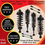 Monroe Oem Front & Rear Strut W/ Sway Bar 2007-2010 Ford Explorer Sport Trac. Fixed Price $632.20.