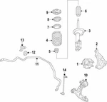 Oem New Ford Genuine 2017-2020 Fusion Stabilizer Bar HG9Z-5482-A. Fixed Price $223.05.