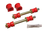 Energy Suspension 8.5106R Sway Bar Bushing Set Front Polyurethane Red. Fixed Price $34.95.