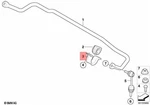 Genuine Bmw Hybrid X5 X6 E70 E71 E72 F15 F16 Stabilizer Support 33556859264. Fixed Price $15.71.