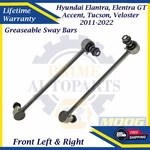 Moog Oem Front Greaseable Sway Bar Links For 2011-2022 Hyundai Lifetime Warranty. Fixed Price $84.91.