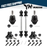 6PCS Front Lower Upper Ball Joints Sway Bar Fits Chevrolet Gmc K1500 1995-1999. Fixed Price $56.57.