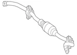 Genuine Mercedes-benz Stabilizer Bar 166-320-29-11. Fixed Price $1297.99.